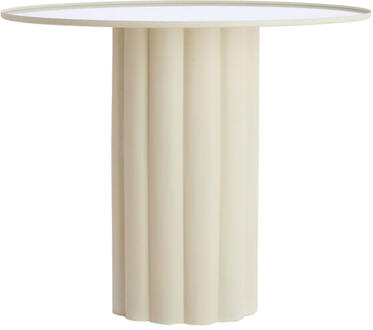 Light & Living Bijzettafel 'Rosario' 75cm hoog, kleur Crème - 75 cm