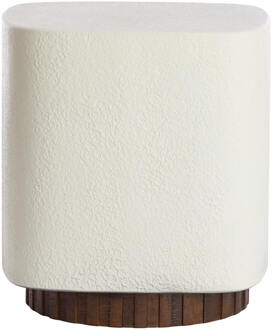 Light & Living Bijzettafel 'Seddon' Teakhout en MDF, 40cm hoog - 40 cm