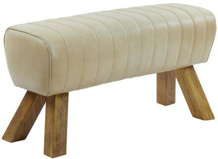 Light & Living Eetkamerbank 'Ramy' Leer, kleur Zand