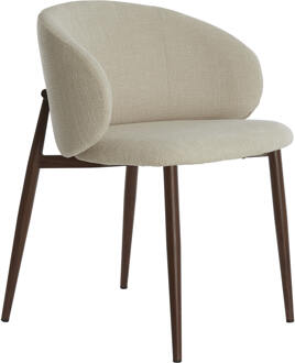 Light & Living Eetkamerstoel 'Aluko' kleur Crème