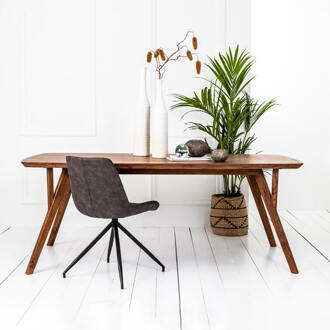 Light & Living Eettafel Quenza - Acacia Hout - 200x100x76 cm Bruin