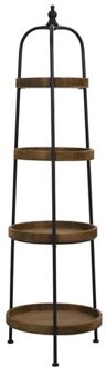 Light & Living Etagere KARSON - Ø48x167cm - Bruin