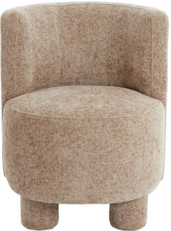 Light & Living Fauteuil 'Kamova' Chenille, kleur Beige