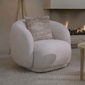 Light & Living Fauteuil 'Ovito' kleur Crème