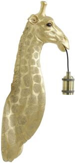 Light & Living Giraffe Wandlamp Goud