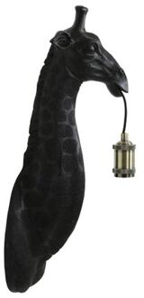 Light & Living Giraffe Wandlamp Zwart