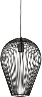 Light & Living Hanglamp Abby - 31x31x40 - Zwart