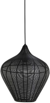 Light & Living Hanglamp Alvaro - 36x36x40 - Zwart