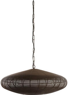 Light & Living Hanglamp 'Bahoto' 51cm, kleur Mat Donkerbruin - 51 cm