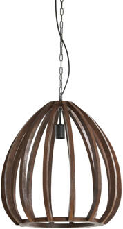 Light & Living Hanglamp BARSIA - Ø50x54cm - Bruin