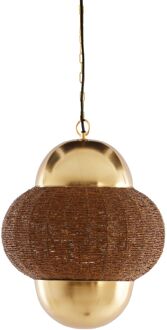 Light & Living Hanglamp CETARA - Ø33x38cm - Bruin