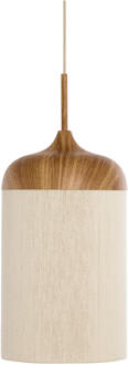 Light & Living Hanglamp 'Dania' Houtlook en touw, 22cm - 22 cm