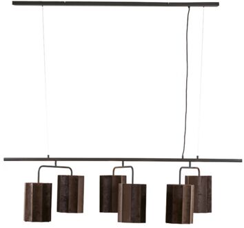 Light & Living Hanglamp EDISA - 160x50x25cm - Bruin