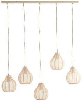 Light & Living Hanglamp ELATI - 100x15x21.5cm - Bruin