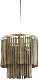 Light & Living Hanglamp Gularo - 45x45x43 - Bruin