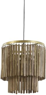 Light & Living Hanglamp Gularo - 45x45x43 - Bruin