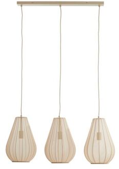 Light & Living Hanglamp ITELA - 80x8x40cm - Bruin