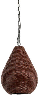 Light & Living Hanglamp KABINDA - Ø31x39cm - Bruin