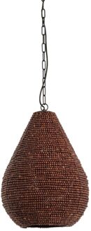 Light & Living Hanglamp KABINDA - Ø31x39cm - Bruin