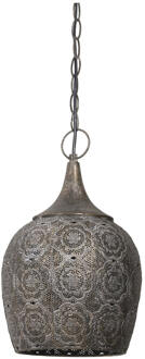 Light & Living Hanglamp Kadiri - 23.5x23.5x39.5 - Bruin