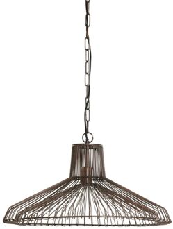 Light & Living Hanglamp Kasper - 65x65x37 - Bruin