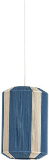 Light & Living Hanglamp 'Kozana' 30cm, kleur Blauw/Crème - 30 cm