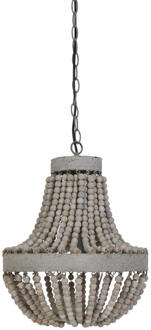 Light & Living Hanglamp Luna - 35.5x35.5x45 - Wit