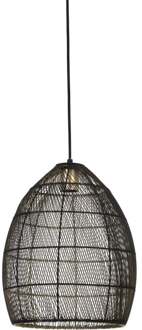 Light & Living Hanglamp Madita 30x37cm zwart goud