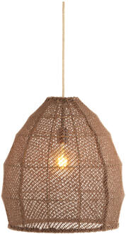 Light & Living Hanglamp 'Makassar' 42cm, kleur Donkerbruin - 42 cm