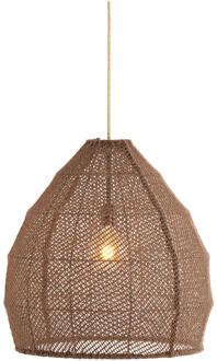 Light & Living Hanglamp 'Makassar' 50cm, kleur Donkerbruin - 50 cm
