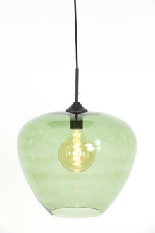 Light & Living Hanglamp Mayson - Glas Groen - Ø40cm