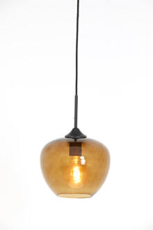Light & Living Hanglamp MAYSON - Ø23x18cm - Bruin