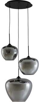 Light & Living Hanglamp Mayson - Smoke Glas - Ø40cm - 3L Grijs