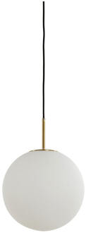 Light & Living Hanglamp Medina - Wit Glas - Ø25cm