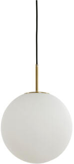 Light & Living Hanglamp Medina - Wit Glas - Ø30cm