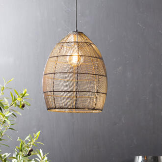 Light & Living Hanglamp Meya - 30x30x37 - Zwart