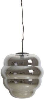 Light & Living Hanglamp Misty - 45x45x48 - Grijs