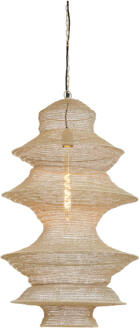 Light & Living Hanglamp Nakisha - Zand - Ø48cm Bruin