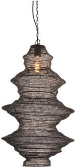 Light & Living Hanglamp Nakisha - Zwart - Ø40cm