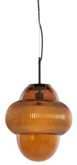 Light & Living Hanglamp OVNIS - Ø35x40cm - Bruin