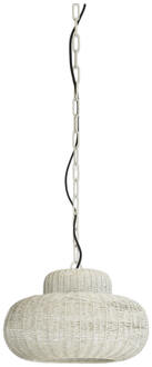 Light & Living Hanglamp 'Piedra', 35cm, kleur Crème - 35 cm