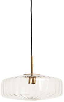 Light & Living Hanglamp Pleat - Glas - Ø40cm Transparant