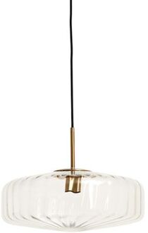 Light & Living Hanglamp Pleat - Glas - Ø40cm Transparant