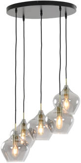 Light & Living Hanglamp Rakel - Antiek Brons - Ø61cm - 5L Brons, Goud