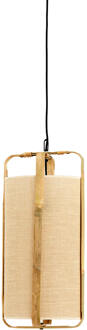 Light & Living Hanglamp 'Sendai' Jute en Bamboe, 32cm, kleur Naturel - 32 cm