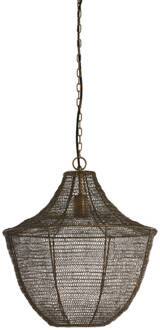 Light & Living Hanglamp SHARIKA - Ø40x44cm - Brons Bruin