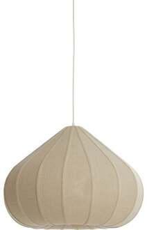 Light & Living Hanglamp Zudeba Linnen Naturel 60cm - - Breedte: 60.00 cm