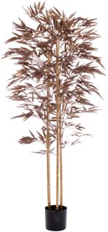 Light & Living Kunstplant BAMBOO - 180x100x180cm - Brons Bruin