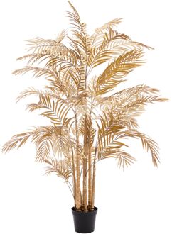 Light & Living Kunstplant PALM - 198x160x198cm - Goud Goudkleurig