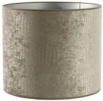 Light & Living Lampenkap cilinder CHELSEA - 40-40-35cm Zilver